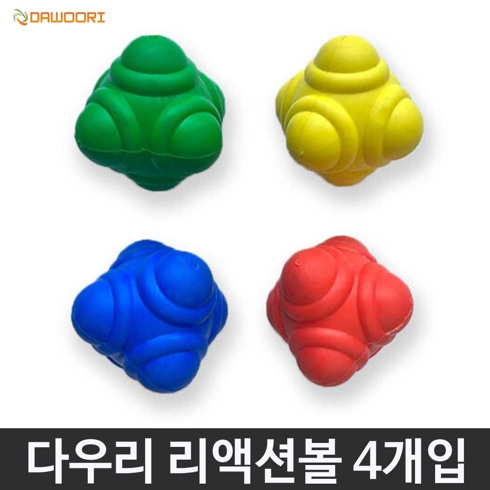 다우리 리액션볼 4개입 쿠쉬볼 몬스터볼
